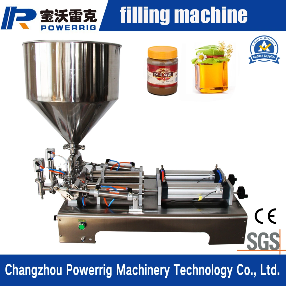 Small Bottle Jar Pneumatic Filling Machine for Cosmetic Cream