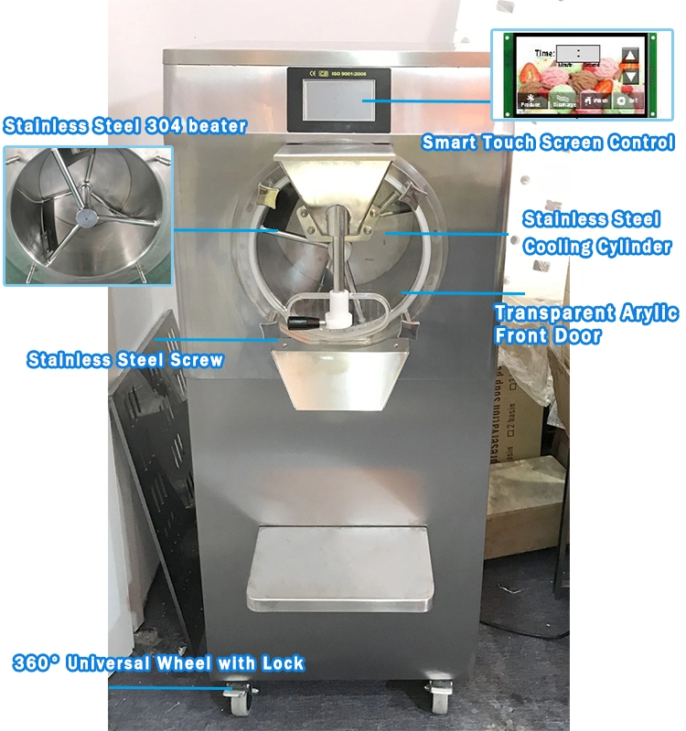 Speed Cooling CE Approved 15L Italian Ice Cream Machine