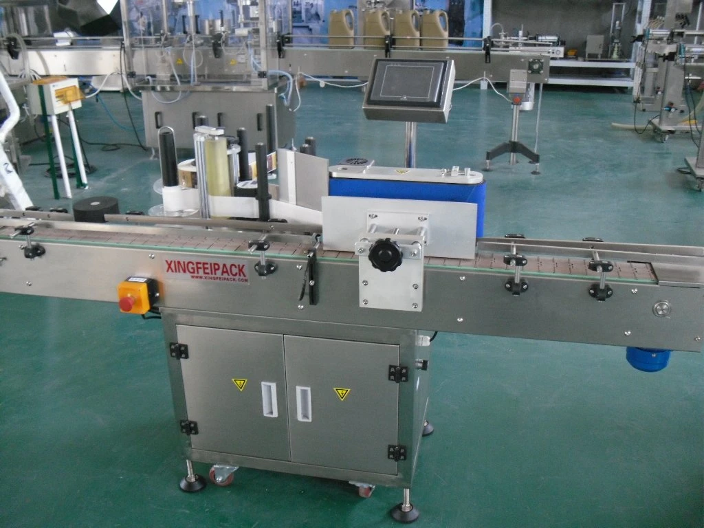 Xf-Tb Vertical Labeling Machine for Galss Bottle, Automatic Glass Bottle Labeling Machine