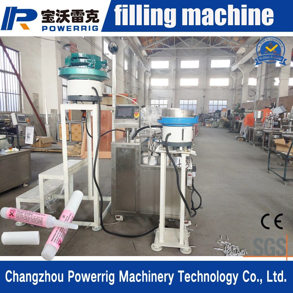 Widely Used Packaging Machine 2g Nail Glue Bottle Filling Capping Machine with SGS and Ce Certification