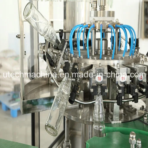 High Speed 3-in-1 Automatic Glass Bottle Filling Capping Packing Machine