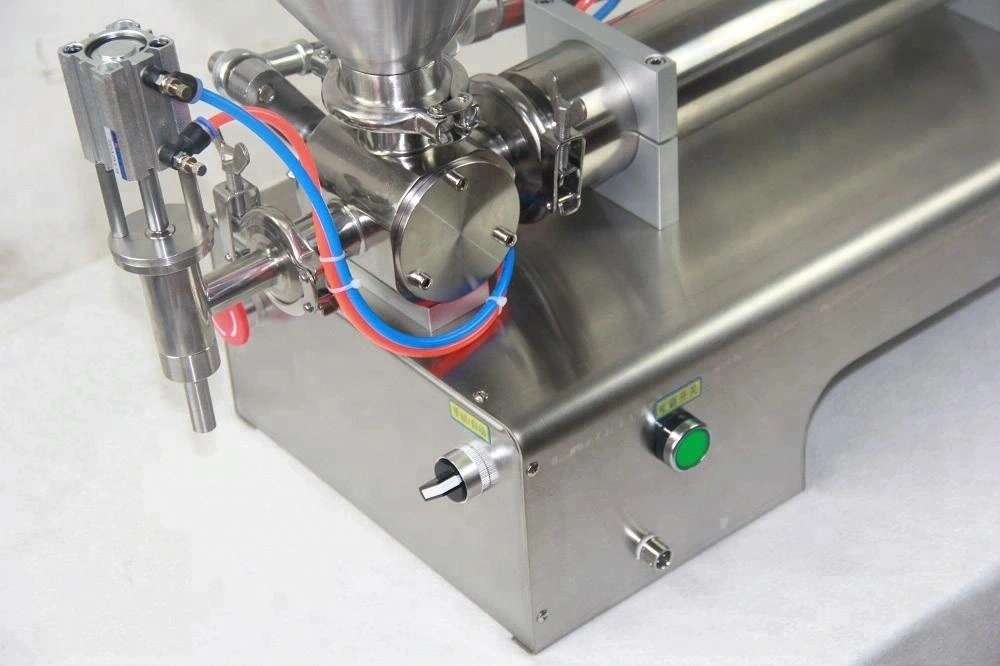 Semi-Automatic Pneumatic Filling Machine with Heating and Stirring