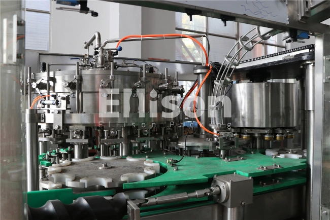 Auto Red Bull Juice Soft Drink Beverage Filling Line Can Filling Machine High Speed