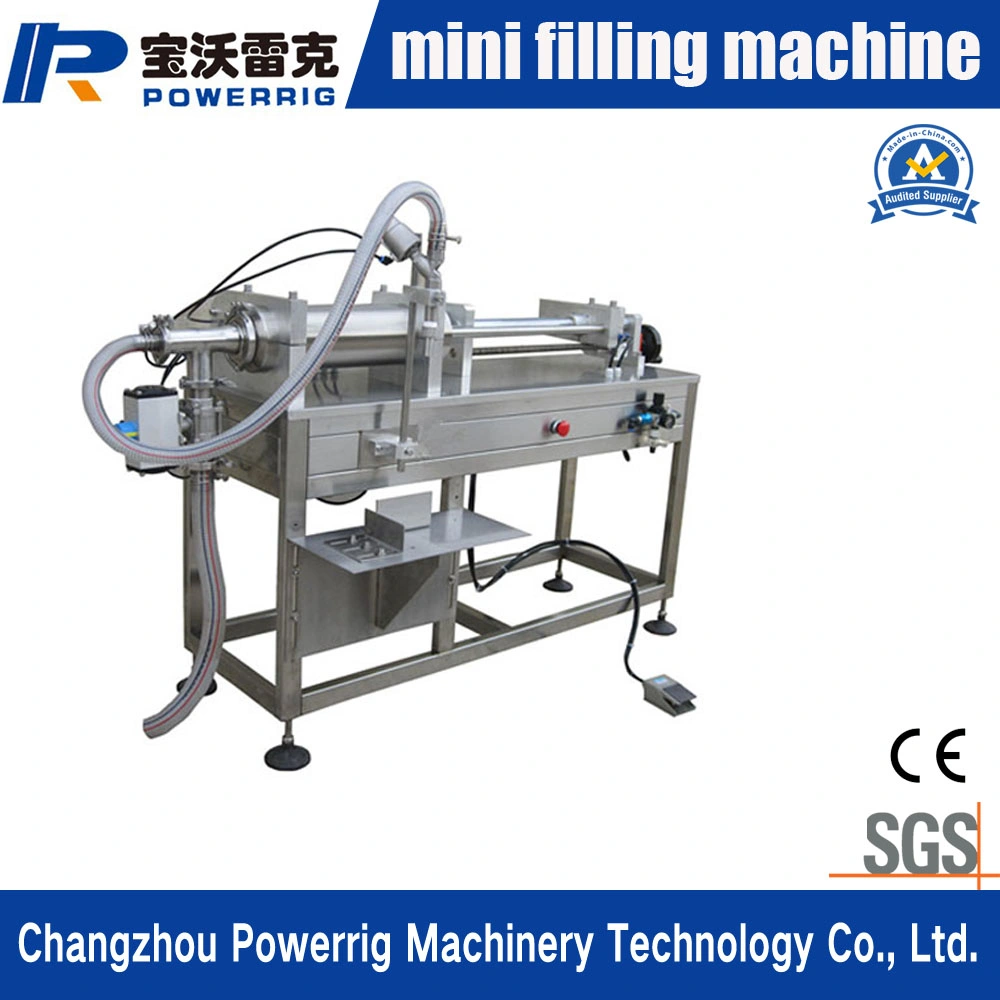 Small Bottle Jar Pneumatic Filling Machine for Cosmetic Cream