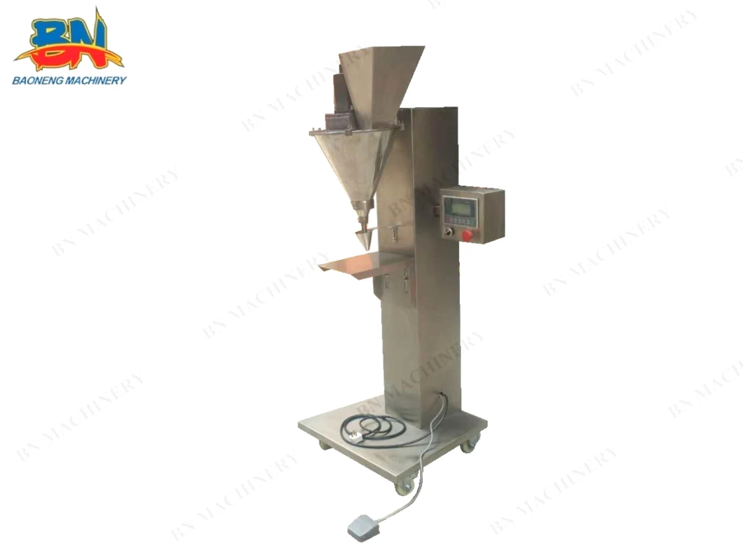 Semi-Automatic Powder Filler for Cosmetic Pharmaceutical Food Powder Packaging
