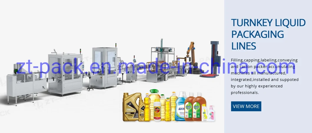 High Filling Precision Sunflower Oil Filling Machine Cooking Oil Packaging Machine