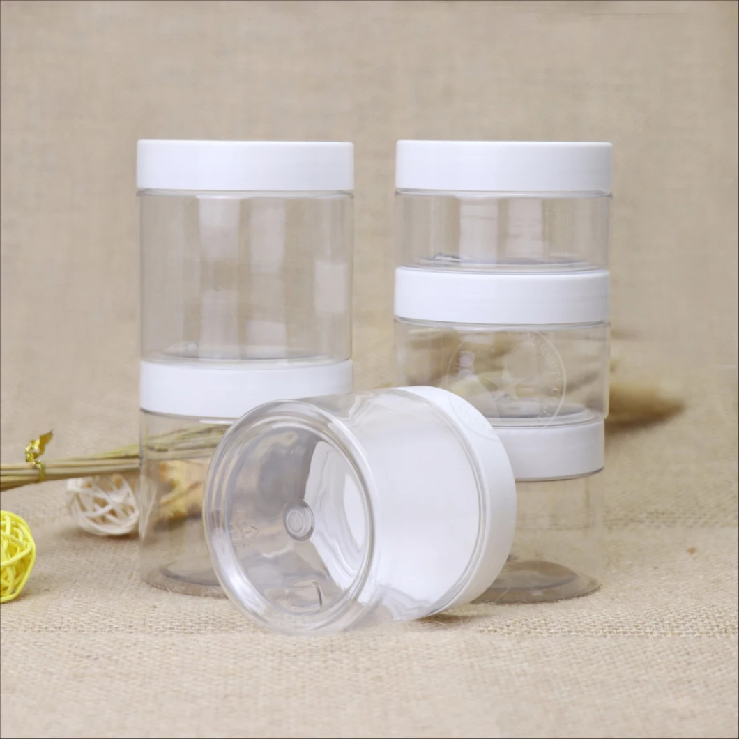 100g Pet Plastic Bottle Face Cream Jar Food Jar Hand Cream Jar for Cosmetic