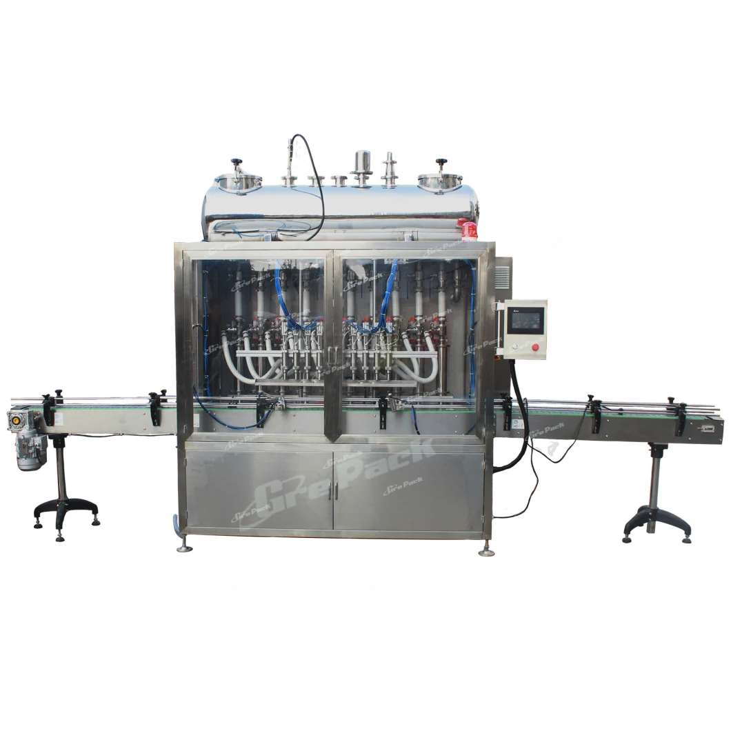 High Accuracy Piston Liquid Filling Machine Automatic Tomato Sauce Juice Filling Sealing Machine