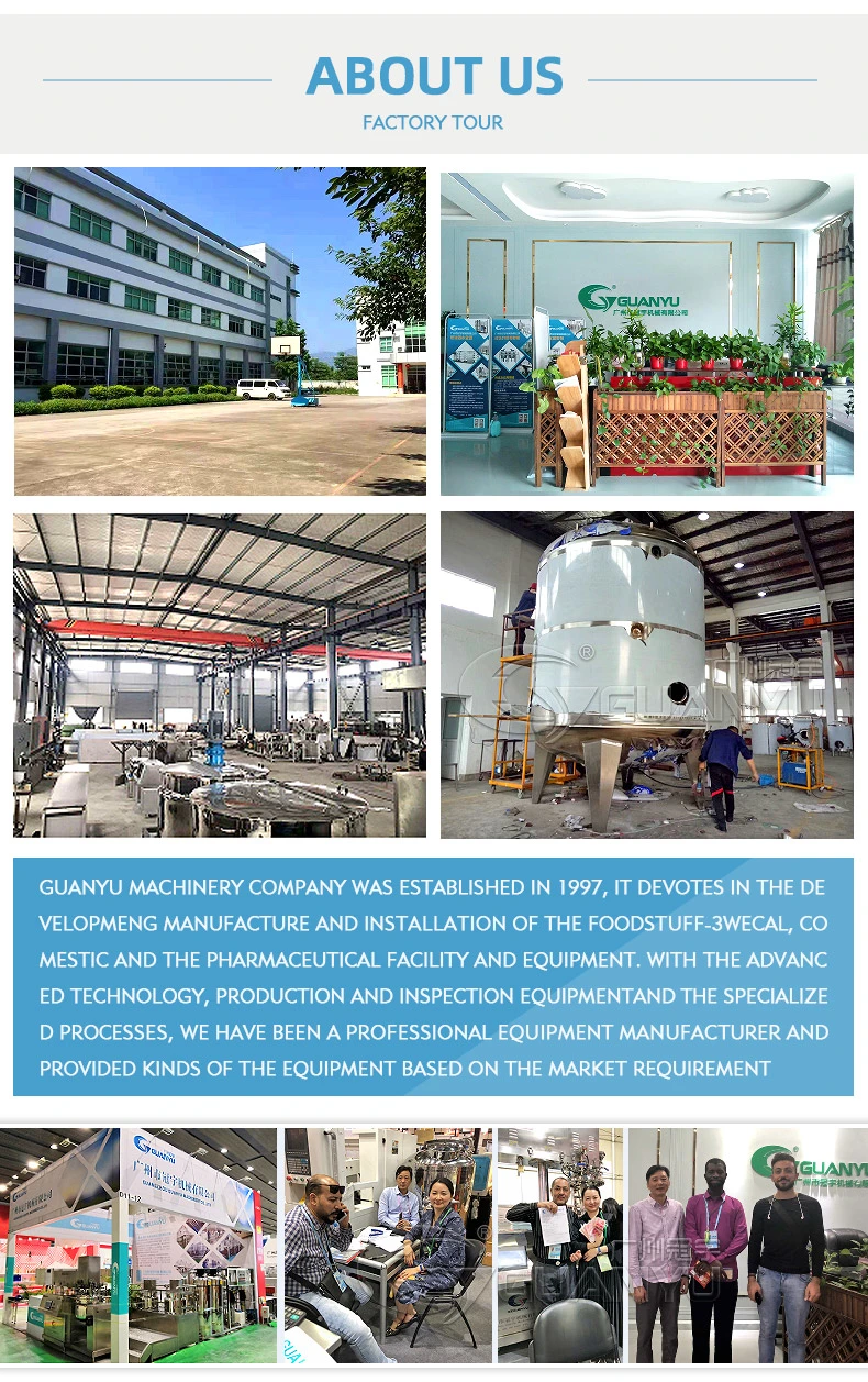Heating Stainless Steel Mixing Mixer for Cosmetics Production Mixing Machine