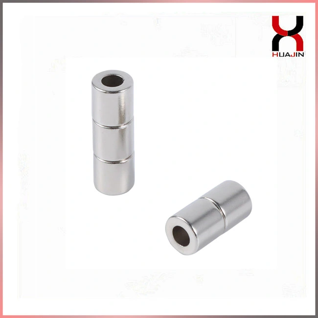 Neodymium Cylinder Magnets with Hole Plating Zn (D30*20mm)