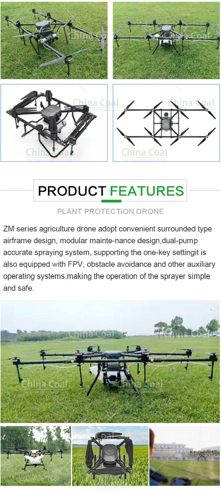 GPS Uav Drone Agricultural Sprayer Uav Agricultural Spraying Drone Uav
