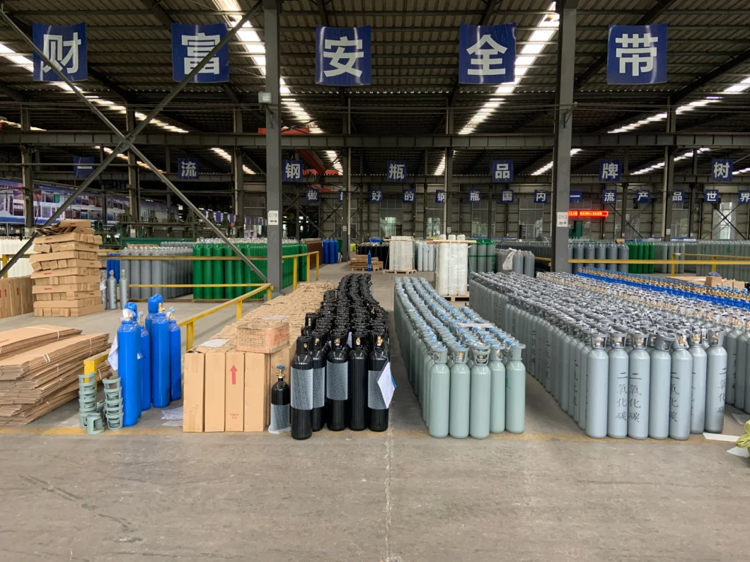 Factory Supply Oxygen Cylinder Suppliers 40L 150bar CO2 Gas Cylinders
