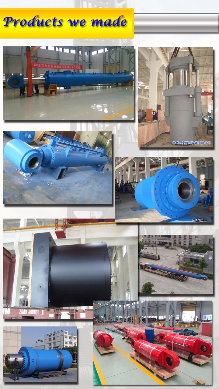 High Pressure Hydraulic Plunger Cylinder for Processing Industry