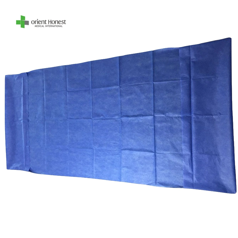 Disposable Medical Bed Sheet One Time Use Non Woven Waterproof PP SMS PP+PE Bed Cover