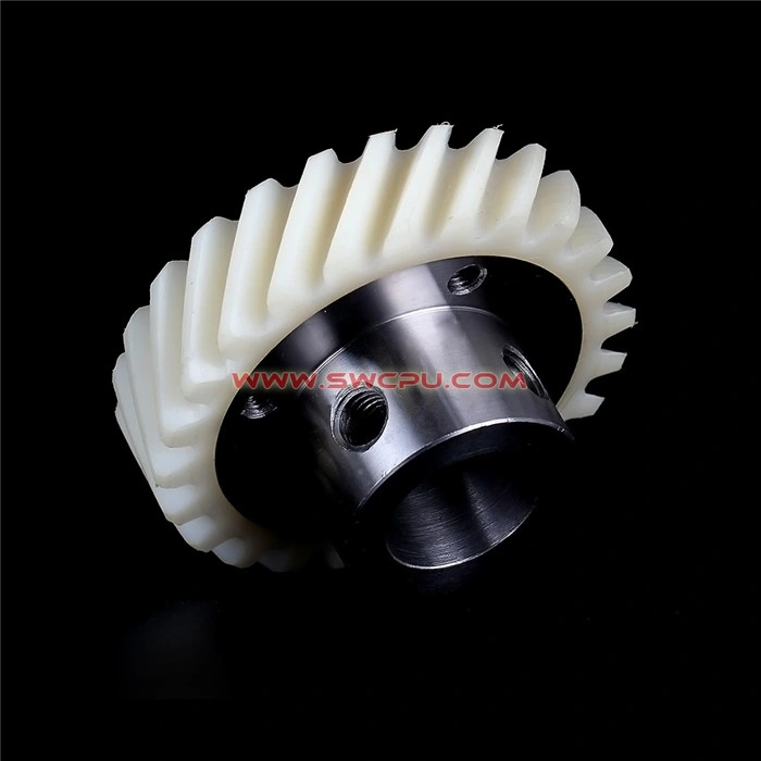 Custom Differential Nylon Plastic Helical Toothed Gear