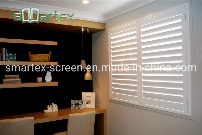 Indoor Plantation Shutters with 89mm Louvre Long Life Time