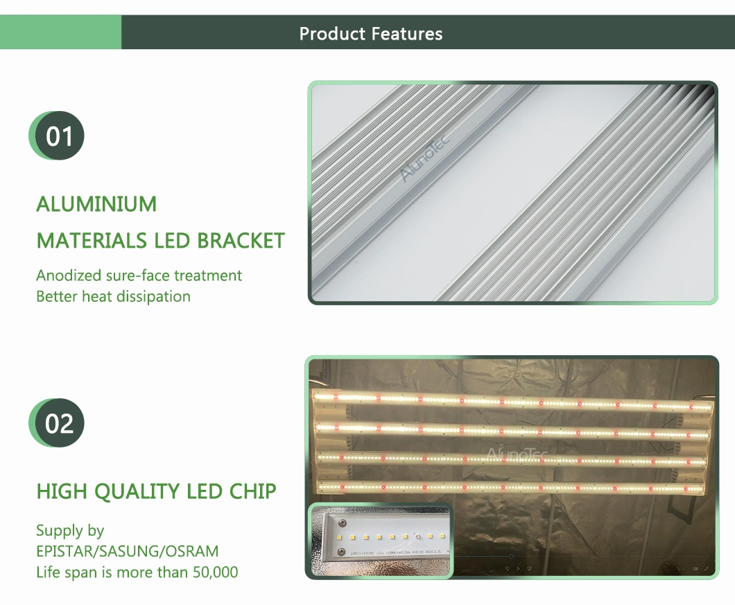 High Quality Aluminium Bracket LED Plant Grow Light