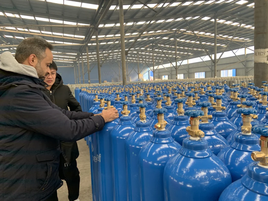 Factory Supply Oxygen Cylinder Suppliers 40L 150bar CO2 Gas Cylinders