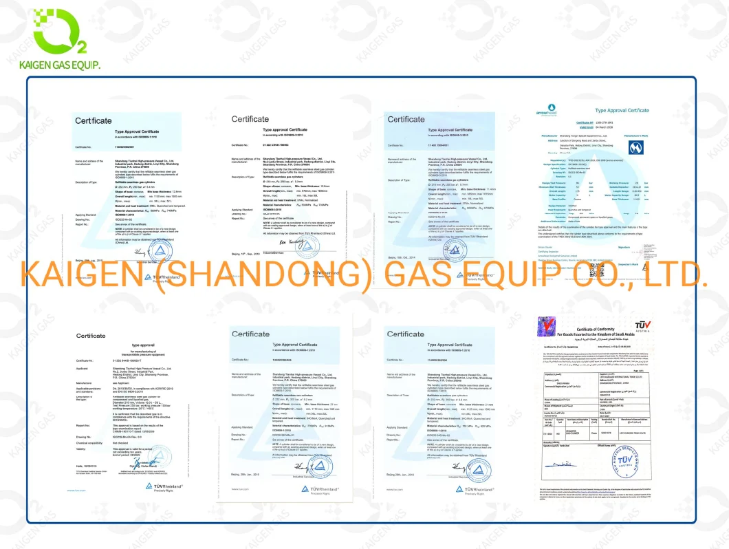 Steel Seamless Gas Cylinder Oxygen Cylinder Nitrogen Cylinder Hydrogen Cylinder Welded Cylinder