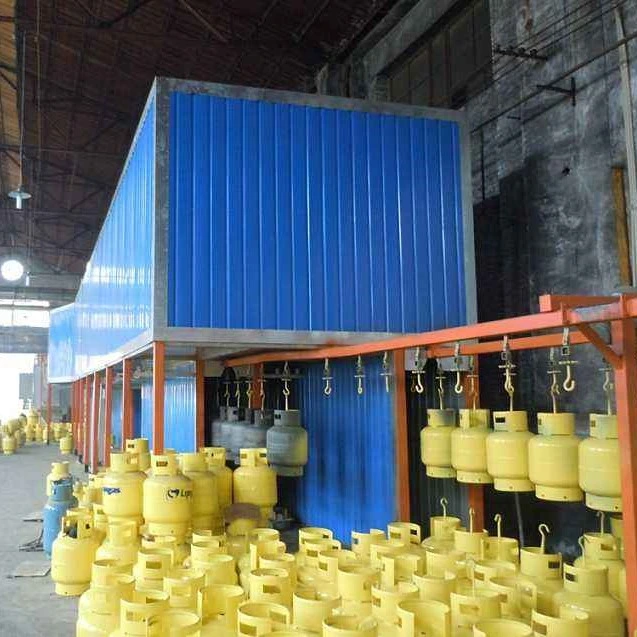 LPG Gas Cylinder Production Revalidation Line Powder Coating Line