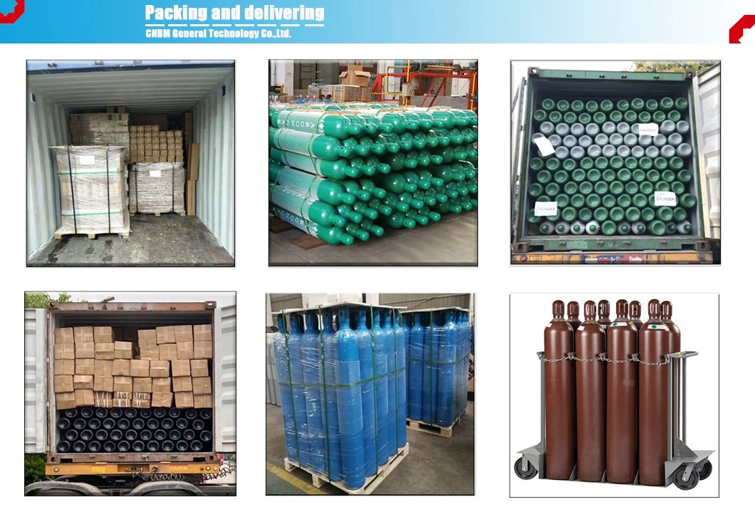 Tped 20MPa Steel Seamless Cylinder ISO9809-2 Billet Process Oxygen Cylinder Hydrogen Cylinder with Valve