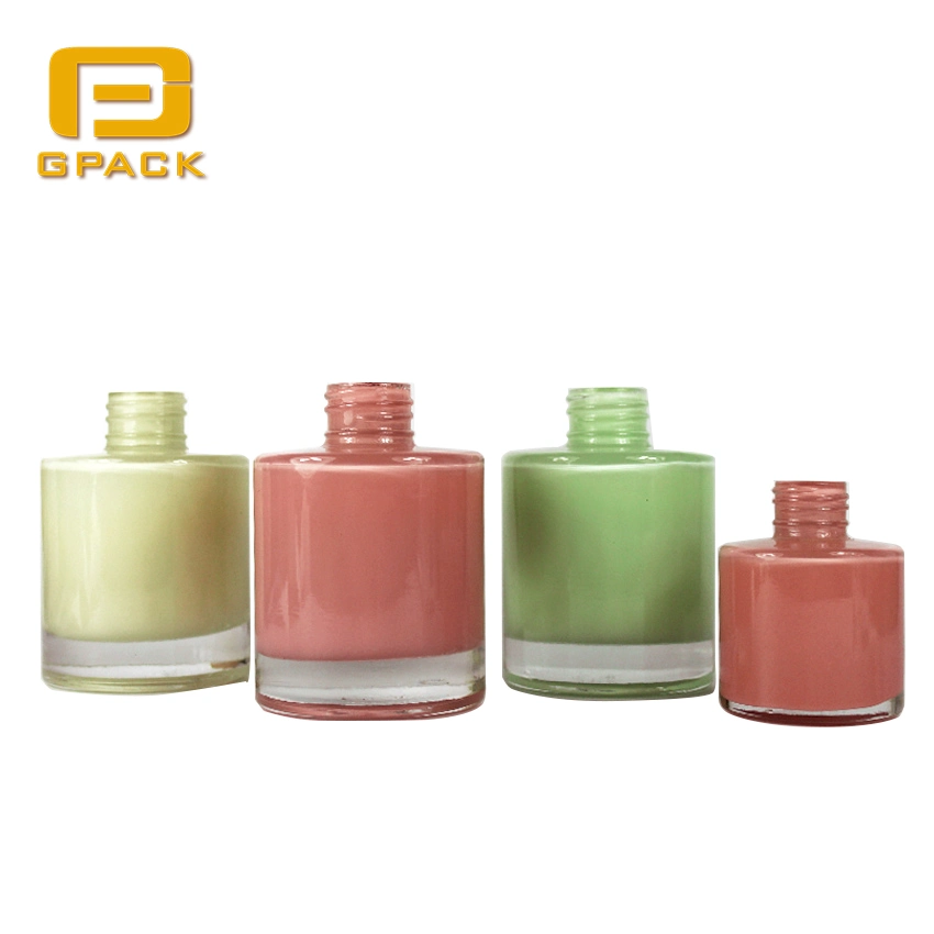 Wholesale Round Cylindrical Shape Fragrance Bottle Luxury Elegant 100ml 120ml 200ml Regular Design Size Cylinder Suppliers Glass Cosmetic Bottle Packaging