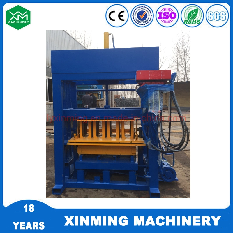 High Quality Qt4-30 Diesle Engine Hydraulic Colorful Paving Block Making Machine for Small Factory