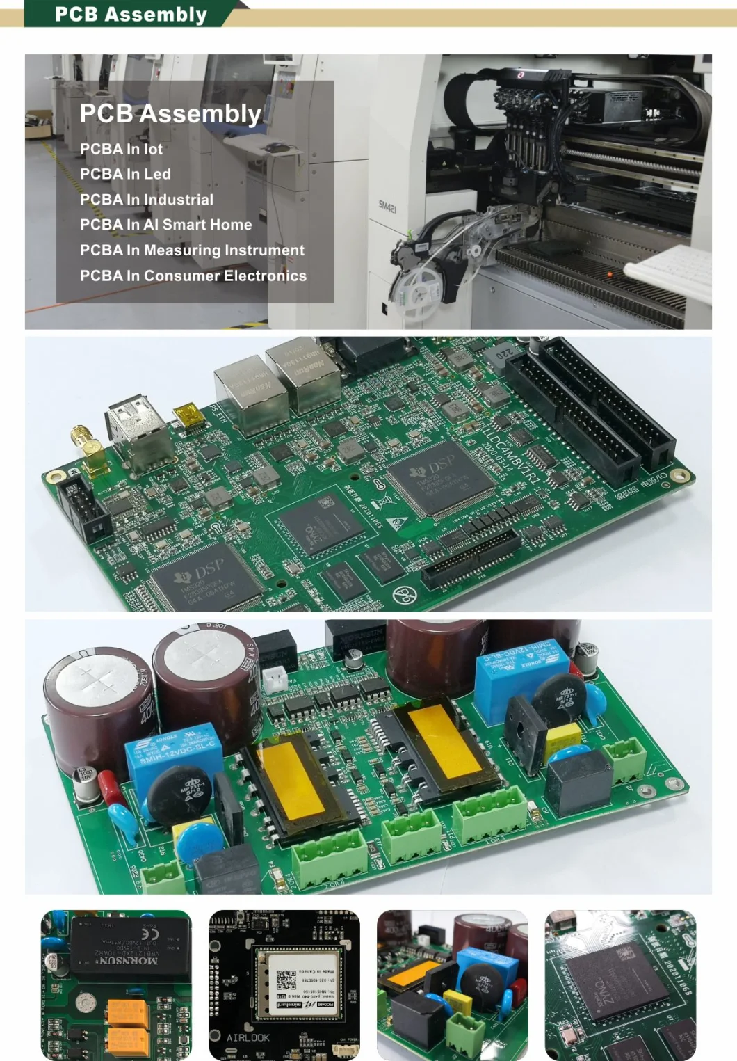 China Supplier Electronic Assembly PCBA Manufacturer, OEM Shenzhen PCB Assembly