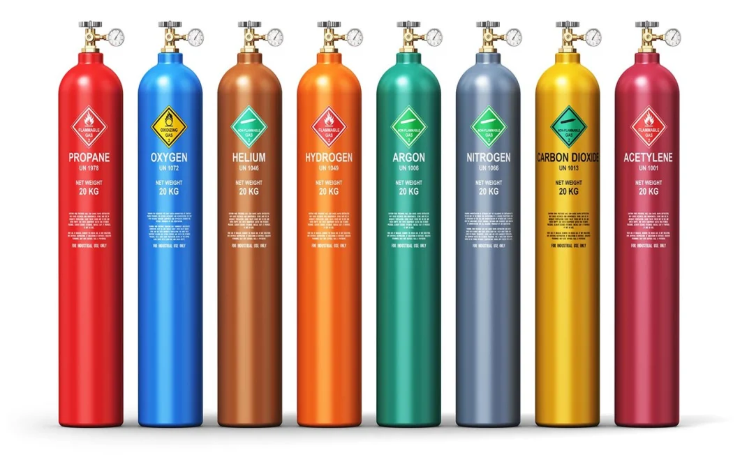 Factory 40L Medical Oxygen Gas Cylinders 150bar Oxygen Cylinder Price