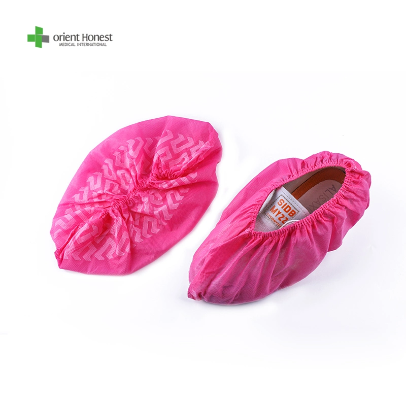 One Time Use Disposable Single Use Non Skid Shoe Cover in Factory