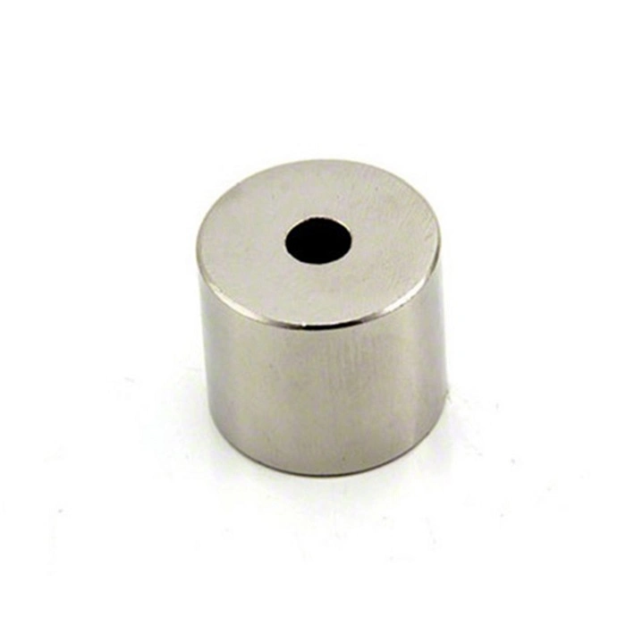Strong Neodymium Magnet Sintered NdFeB Material Cylinder with Hole