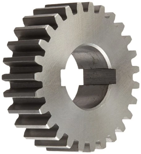 Precision CNC Machined Grinding 45 Steel 12pitch Hex Bore Spur Gear