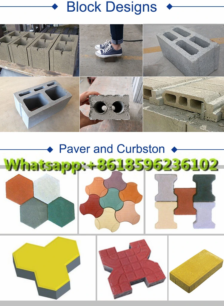 Qt6-15 Hydraulic Block Machine Zimbabwe Block Factory Production Paving Brick Block Making Machine in Factory