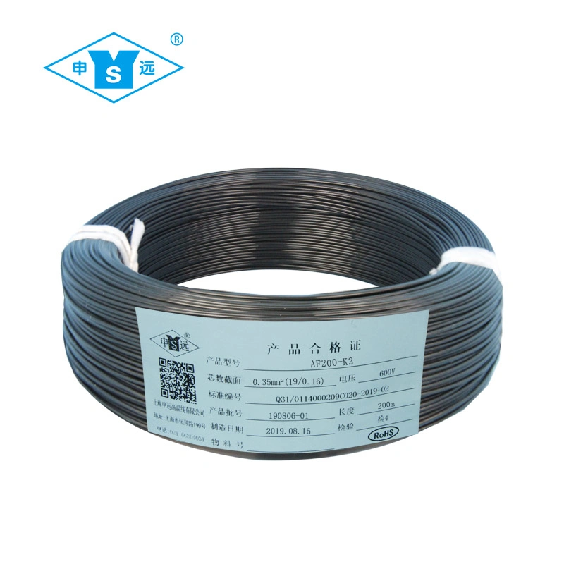 Oil Resistant Heat Resistant Silver Plated Copper Fluoroplastic Insulated Wire