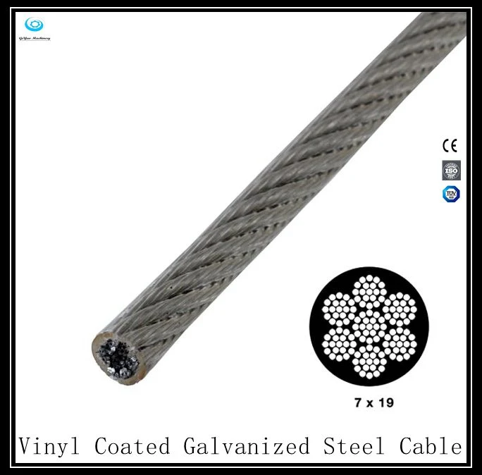 7X19 Vinyl Coated Galvanized Steel Cable-Aircraft Cable