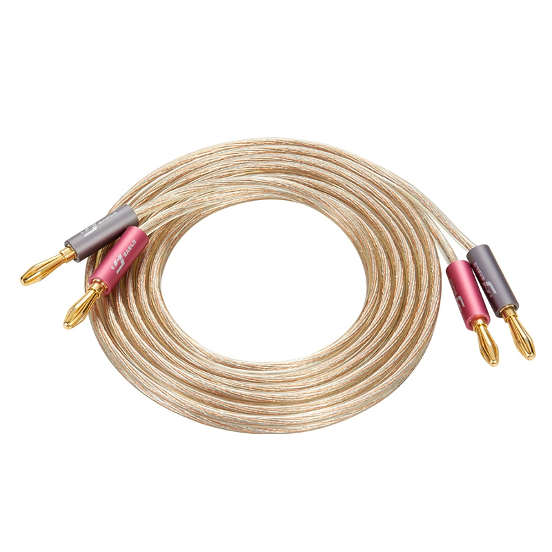 Hejia Brand HiFi Audiophile Cables Studio Connections Cable Audio Cable Hi End Rodium Silver Banana