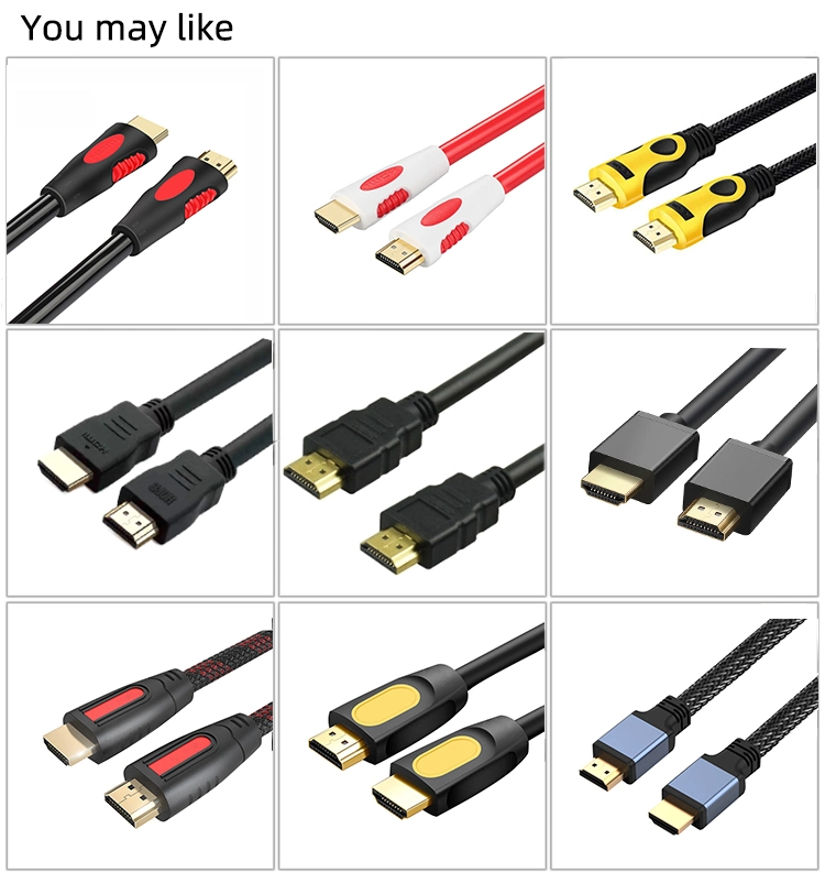 High Quality High Speed Nylon Braid HDMI 2.0 Cable Support 4K 3D 1080P HDMI Cable