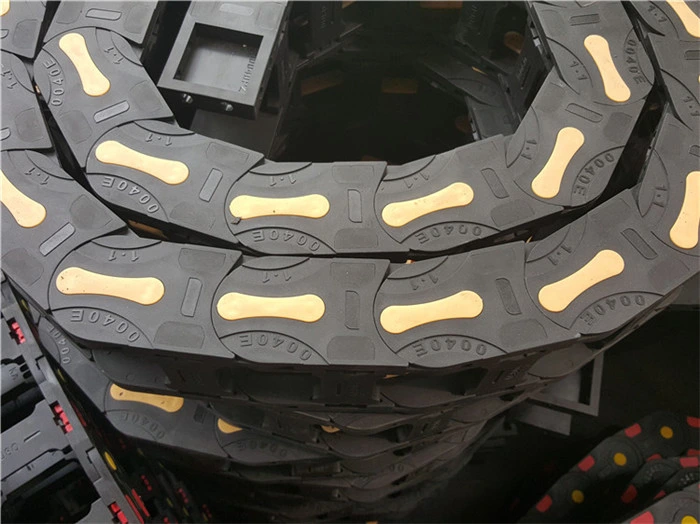 Penetration of Fully Enclosed Reinforced Nylon Drag Chain Cable Slot