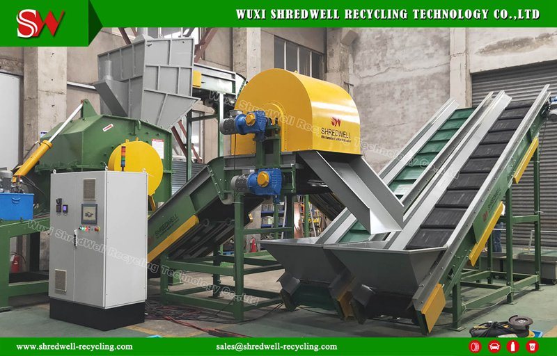 China E-Waste Shredding Equipment to Recyle Used PCB Board/Cable/Printer/Fridge