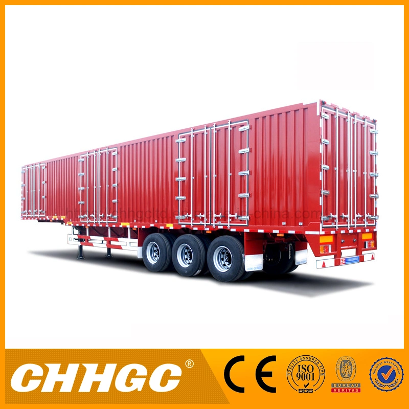 Chhgc 3 Axles Enclosed Van Transport Semi Trailers