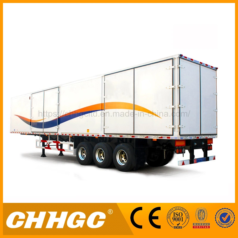 Chhgc 3 Axles Enclosed Van Transport Semi Trailers
