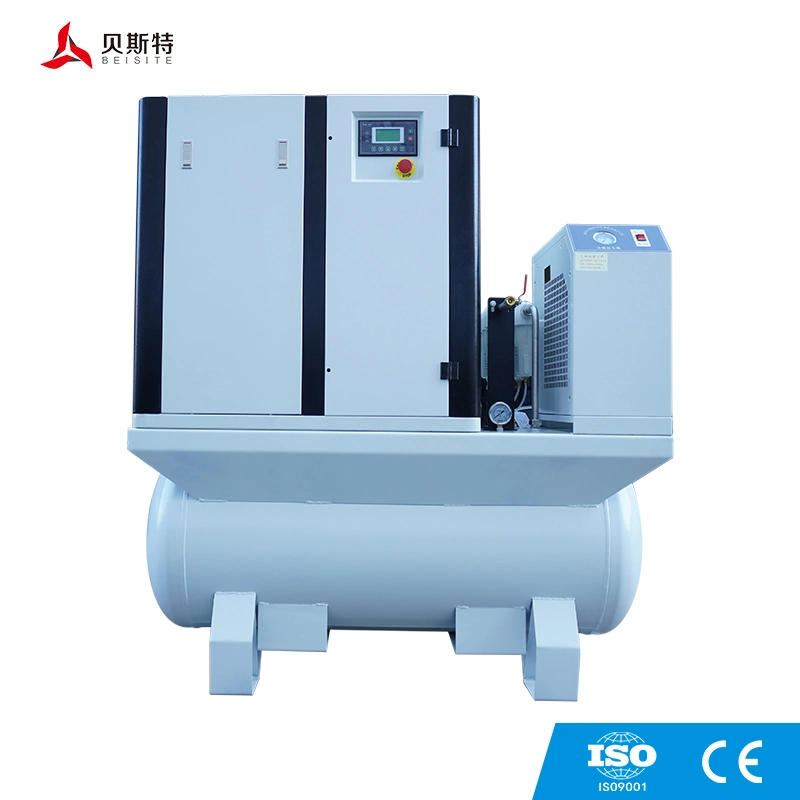 30kw Industrial Energy Saving Low Noise Combined Screw Air Compressor