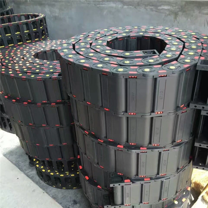 Penetration of Fully Enclosed Reinforced Nylon Drag Chain Cable Slot