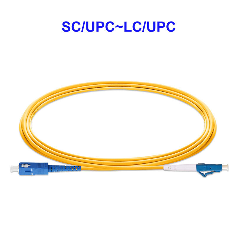 Optical Fiber Pigtail Sc/Upc~LC/Upc Single-Mode 1-Core Carrier-Grade OS2 Fiber Cable