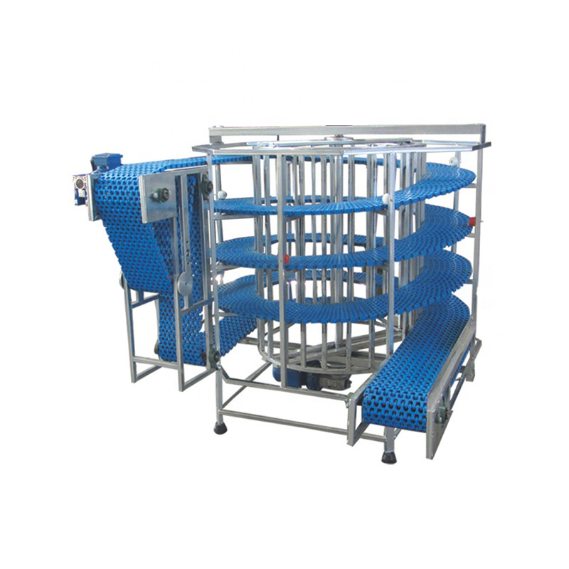 Conveying Small Packaging Line Small Flexible Chain Plate Screw Conveyor
