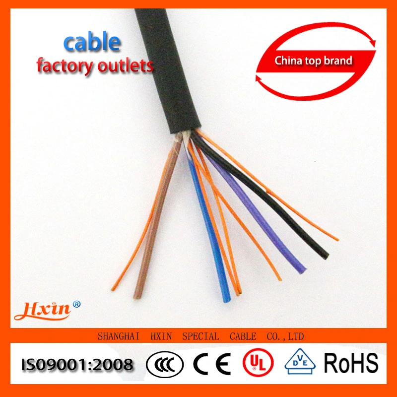 Trvv Cores 2c 3c 4c 7c 18c 20c Flexible Cable Drag Chain Cable PVC Cable Bending and Torsion Resistant UV Resitant Mechanical Resistant Cold Resistant
