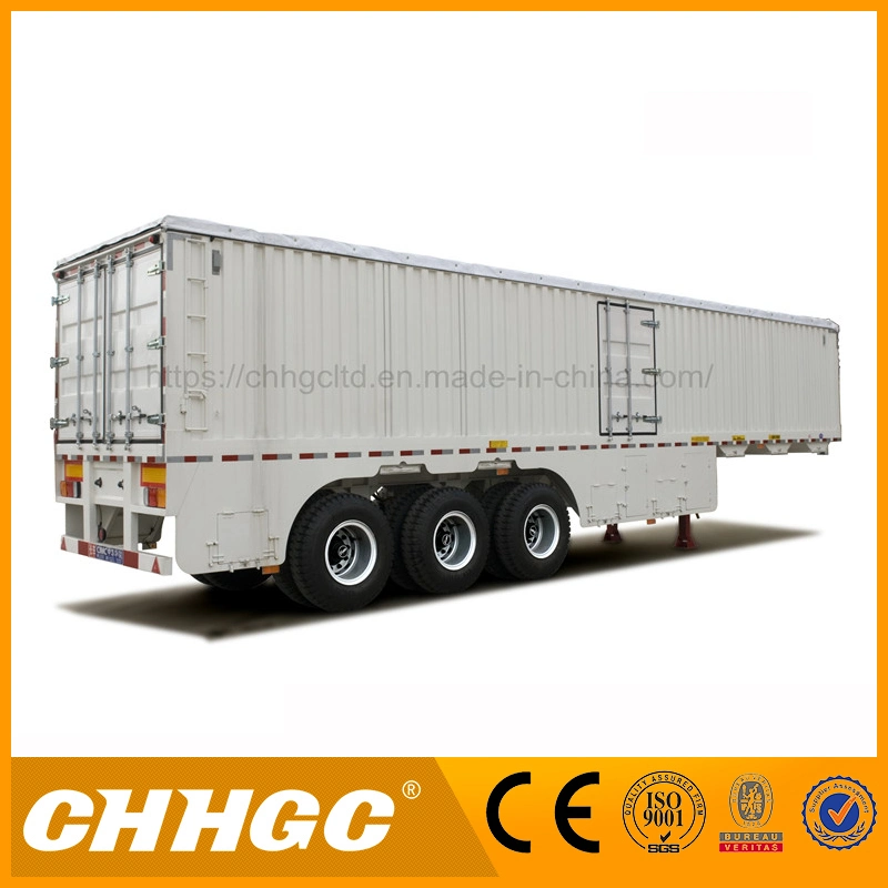 Chhgc 3 Axles Enclosed Van Transport Semi Trailers