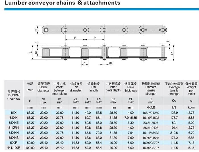 Transmission Conveyor Motorcycle/Bicycle Chain Roller Chain /Hollow Chain/Steel Pintle Chain
