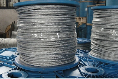 Electro Galvanized and Hot DIP Galvanized Steel Cable 6X7 +PP for Fishing Rope