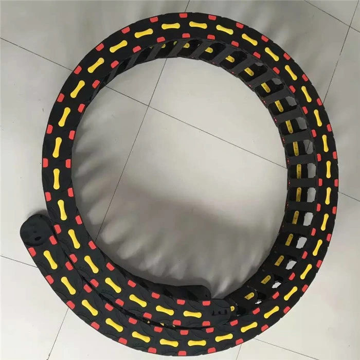 Penetration of Fully Enclosed Reinforced Nylon Drag Chain Cable Slot